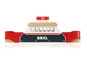 BRIO World - 33569 - Navire de Transfert Son et Lumières - Accessoire pour Circuit de Train en Bois - Jouet pour garçons et Filles à partir de 3 Ans