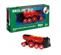BRIO World - 33592 - LOCOMOTIVE ROUGE PUISSANTE A PILES