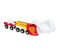 BRIO World - 33606 - Train Chasse-Neige - pour Circuit de Train en Bois - Système d'attache aimantée - Jouet pour garçons et Filles dès 3 Ans