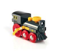 Brio World - 33617 - Grande Locomotive à vapeur - Pour circuit de train en bois - Action de jeu sans pile - Thème Far West - Jouet pour garçons et filles dès 3 ans