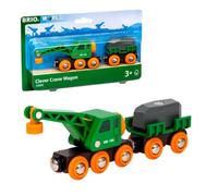 BRIO World - 33698 - Wagon Grue ingénieux - Accessoire pour Circuit de Train en Bois - avec connexions aimantées - Jouet pour garçons et Filles à partir de 3 Ans