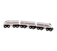 BRIO World - 33748 - TGV avec Son - Train manuel avec klaxon - Pour circuit de train en bois - Système d'attache aimantée - Jouet pour garçons et filles dès 3 ans
