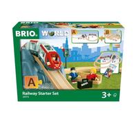 Brio World - 33773 - Circuit en 8 Voyageurs - Coffret complet de 26 pièces avec tunnel et pont - Circuit de train en bois - Jouet mixte à partir de 3 ans