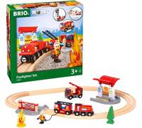 BRIO World - 33815 Bahn Feuerwehr Set