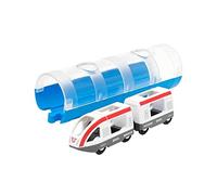 BRIO World - 33890 - Train de Voyageurs et Tunnel - Pour circuit de train en bois - Système d'attache aimantée - Jouet pour garçons et filles dès 3 ans