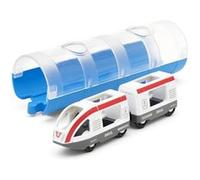 Brio World 33890 Train de voyageurs et tunnel Vert G