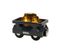 BRIO Wagon lumineux chargé d’or, Jeu véhicule