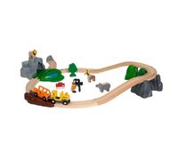 BRIO® WORLD Circuit de train grand safari bois 33960