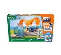 Brio World - 33973 - Gare Smart Tech Sound - Accessoire pour circuit de train en bois - Actions de jeu STEM - Jouet pour garçons et filles à partir de 3 ans