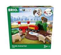 Brio World - 33988 - Grand Circuit Exploration - Coffret Complet 27 pièces avec Pont et Animaux du Grand Nord - Circuit de Train en Bois - Jouet Mixte à partir de 3 Ans