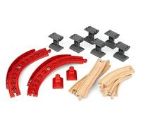 BRIO World Pack de rails Montagne et Vallée – Circuit d'extension 33995 – Double niveau