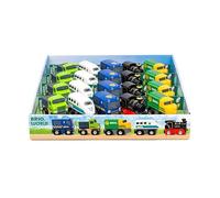 BRIO World 36034 - Mini Trains et véhicules - Locomotives à Jouets, camions et Voitures - Accessoires de Chemin de Fer pour Enfants à partir de 3 Ans