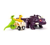 BRIO World - 36082 Coffret Attaque Dinosaure | Coffret sur Le thème des Dinosaures pour Les Enfants à partir de 3 Ans
