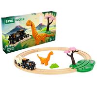BRIO World - 36098 - Circuit Dinosaure - Coffret Complet 12 pièces - Action de J