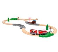 BRIO World - 36102 Circuit de Train à rétrofriction | Circuit de Train Miniature pour Les Enfants à partir de 3 Ans