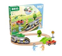 BRIO World - 36147 Bluey - Train de Voyage - Jouet ferroviaire pour Filles et garçons à partir de 3 Ans - Cadeau Magique pour Les Amis de Bluey et Bingo