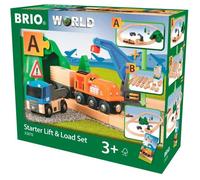 Brio World Circuit Transport de Fret - Coffret complet 19 pièces - Circuit de train en bois - Ravensburger - Mixte dès 3 ans -