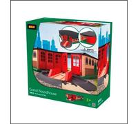 BRIO World Grande à Remise à locomotives annulaires, train