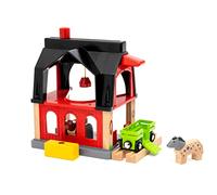BRIO World - 36012 - Grange des animaux - Accessoire pour circuit de train en bois - Jouet pour garçons et filles dès 3 ans