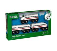 BRIO World High Speed Toy Train for Kids Age 3 Years Up - Wooden Railway Set Add