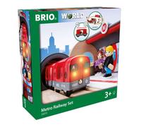 BRIO World Metro Train Set for Kids Age 3 Years Up - Compatible with all BRIO Ra