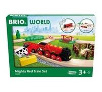 BRIO World Rote Lola Ensemble de train ferme