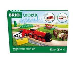 BRIO World Rote Lola Ensemble de train ferme