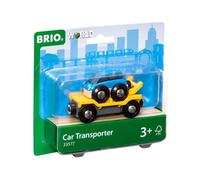 BRIO World Toy Car Transporter for Kids Age 3 Years and Up - Wooden Railway Add