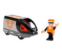 BRIO World train de voyageurs orange et noir, Jeu véhicule