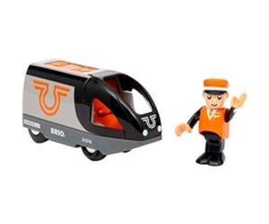BRIO World train de voyageurs orange et noir, Jeu véhicule