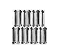 Brioche Bread Loaf Cannoli Tubes Stainless Steel Cannoli Forms 15Pcs Non-Stick Cream Horn Danish Pastry-