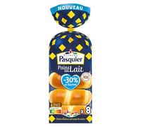 Brioche Pasquier Pains au lait -30% de sucre x8 - 280g