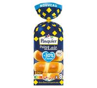 BRIOCHE PASQUIER - Pains au Lait Léger, Moelleux et Savoureux, Réduits en Sucres (280g) - lot de 4 - Vendu par Lot