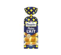 BRIOCHE PASQUIER Pains au Lait Moelleux 350g - Lot de 4 Sachets - Goût Authentique - Petit Déjeuner & Goûter - Offre Spéciale Famille