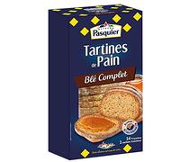 BRIOCHE PASQUIER - Tartines De Pain Au Blé Complet 240G - Lot De 4