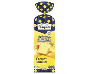 Brioche Tranchée au Levain Maxi Familial 650g - Authentique brioche de chez Pasquier pour toutes occasions - Lot De 3