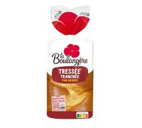 Brioche tressée tranchée 650g La Boulangère