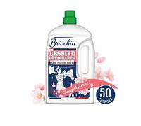 BRIOCHIN - Lessive Liquide Détachante au Savon Noir, Parfum Floral Frais, Bidon 2,27L - Le Lot De 2