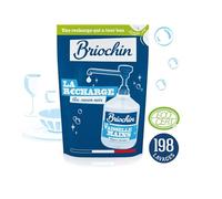 BRIOCHIN - Liquide Vaisselle Recharge 500 ml, Nettoyage Efficace & Douceur Marine au Savon Noir - Le lot de 3