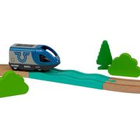 Briocks® - Piste de Circuit bosselée 15 cm pour Train en Bois - Compatible avec BRIO, Thomas, Lillabo, IKEA, Melissa & Doug, Oxybul, Playtive et Bien d’Autres !