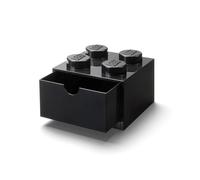 Rangements LEGO - Brique 4 tenons avec tiroir - noir - 5006312