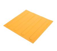 Brique Aveugle Pratique PVC Orange pour Trottoir Extérieur Sécurisé | Marquage de Sol pour Voies, Usage Routier et Allée, Matériau Facile à Nettoyer, Adapté aux Personnes Aveugles