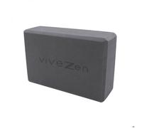 Brique, bloc de yoga 23 x 15 x 7,5 cm - EVA - Gris - Vivezen