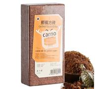Brique de coco pour aquarium, substrat de serpent, terre de jardin, paillis d'aménagement paysager, litière d'habitat de tortue pour geckos, lézards, grenouilles