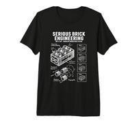 Brique de Construction de Jouets - Blocs brevetés - Maître de Construction T-Shirt Haut de Gamme