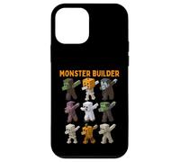 Brique de Construction pour Halloween - Pixel Gamer - Fantôme - Zombie - Garçons Coque pour iPhone 12 Mini