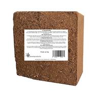 Brique de Fibre de Coco 1x 70 litres, Environ 5kg par Brique, Brique d'humus, Brique de Noix de Coco, terreau sans Tourbe, Soda à la Noix de Coco en Fibre de Coco pressée