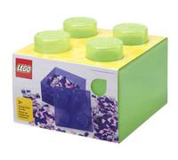 Brique de Rangement cube Lego translucide - Vert