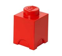 Brique de Rangement Lego 1 tenon 1,2 litre - Rouge