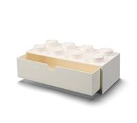 LEGO tiroir de bureau 8 plots 31,6 x 15,8 cm polypropylène blanc Blanc G